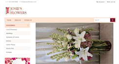 Desktop Screenshot of josiesflowers.com